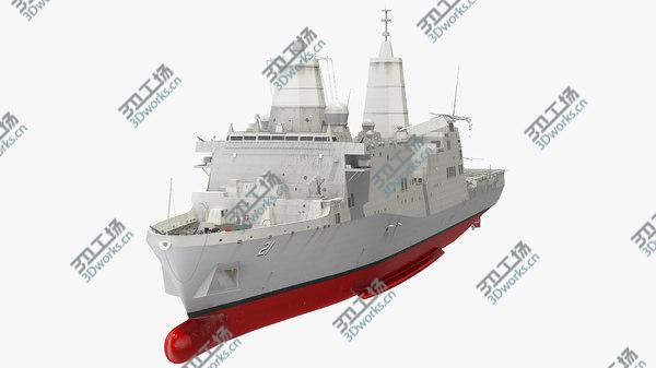 images/goods_img/20210312/Amphibious Transport Dock with Sikorsky MH 53 Pave Low Rigged 3D model/2.jpg